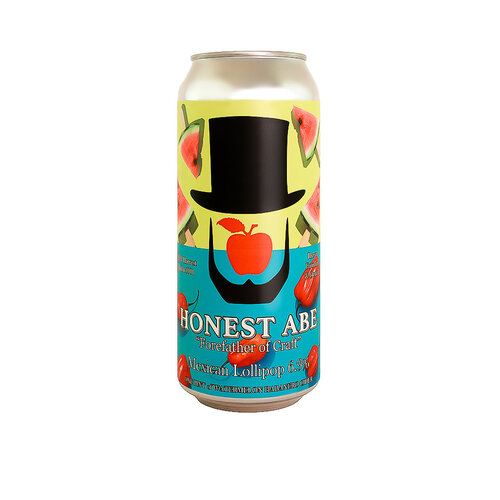 Honest Abe "Mexican Lollipop" Watermelon Habanero Cider 16oz can - Los Angeles, CA Honest Abe "Mexican Lollipop" Watermelon Habanero Cider 16oz can - Los Angeles, CA