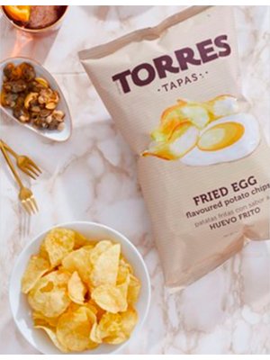 Torres Fried Egg Potato Chips 4.41oz, Spain