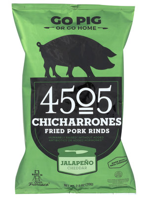 4505 Chicharrones, Jalapeno Cheddar, 2.5 oz, San Francisco, CA