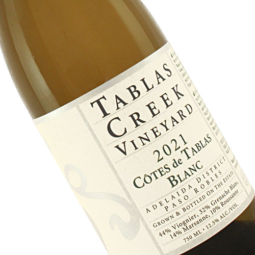 Tablas Creek 2021 Cotes de Tablas Blanc Adelaida District, Paso Robles Tablas Creek 2021 Cotes de Tablas Blanc Adelaida District, Paso Robles