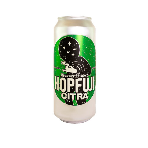 Brouwerij West "Hopfuji Citra" Unfiltered Pilsner 16oz can - San Pedro, CA Brouwerij West "Hopfuji Citra" Unfiltered Pilsner 16oz can - San Pedro, CA