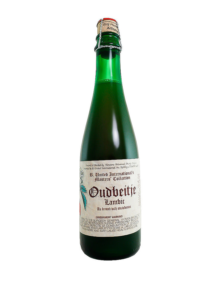 Hanssens Oudbeitje Lambic Ale Brewed With Strawberries 375ml bottle - Belgium