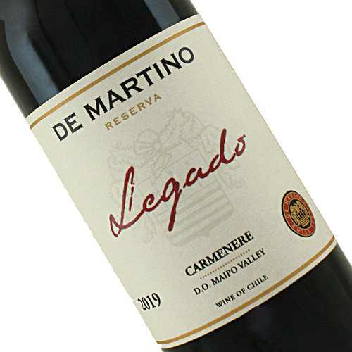 De Martino 2019 "Legado" Reserva Carmenere , Maipo Valley, Chile De Martino 2019 "Legado" Reserva Carmenere , Maipo Valley, Chile