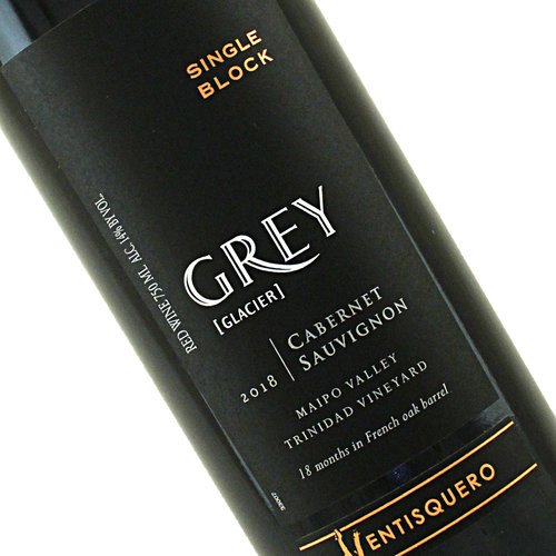 Ventisquero 2018 "Grey" Cabernet Sauvignon, Maipo Valley, Trinidad Vineyard, Chile Ventisquero 2018 "Grey" Cabernet Sauvignon, Maipo Valley, Trinidad Vineyard, Chile