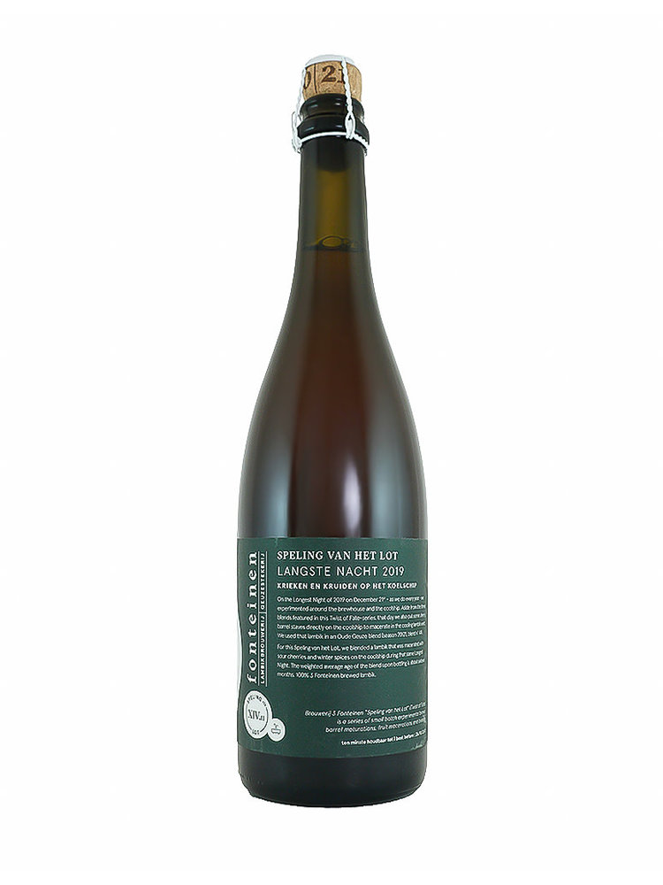 Drie Fonteinen "Speling Van Het Lot Langste Nacht 2019" Lambic 750ml bottle - Belgium