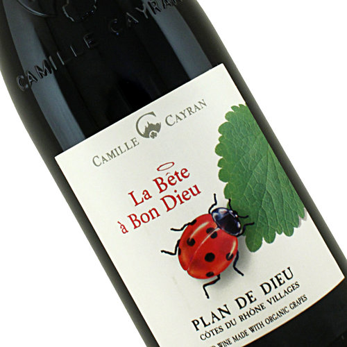 Camille Cayran 2020 Cotes du Rhone Villages Plan de Dieu 'La Bete a Bon Dieu' , Rhone Valley Camille Cayran 2020 Cotes du Rhone Villages Plan de Dieu 'La Bete a Bon Dieu' , Rhone Valley