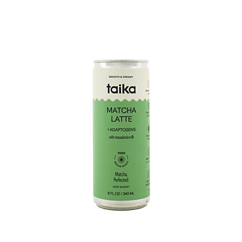 Taika Matcha Latte + Adaptogens with Macadamia Milk 8oz can Taika Matcha Latte + Adaptogens with Macadamia Milk 8oz can