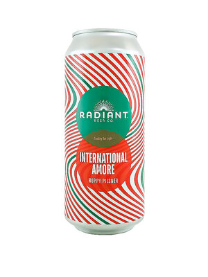 Radiant Beer "International Amore" Hoppy Pilsner 16oz Can - Anaheim, CA