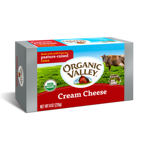 Organic Valley Cream Cheese 8.oz Block Organic Valley Cream Cheese 8.oz Block