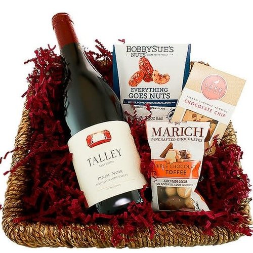 Talley Pinot Noir Single-Bottle Gift Basket Talley Pinot Noir Single-Bottle Gift Basket