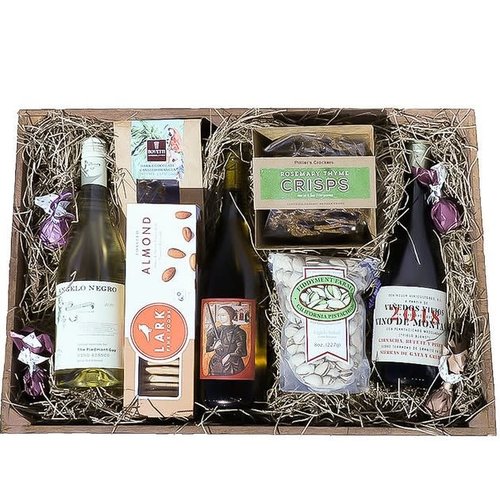 "Welcome to Natural Wine" 3 Bottle Gift Basket "Welcome to Natural Wine" 3 Bottle Gift Basket