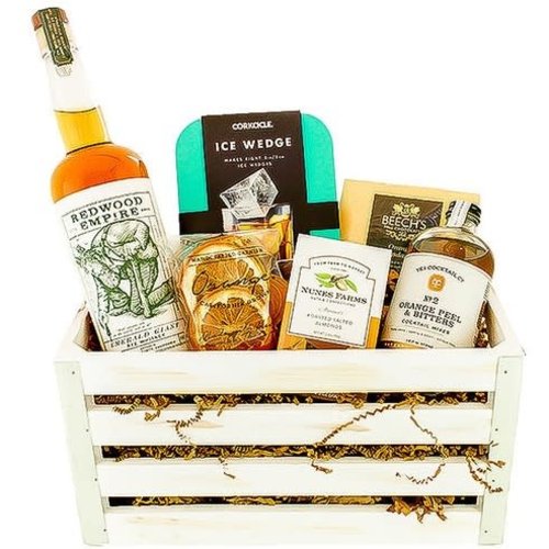 "The Old Fashioned" Redwood Empire Emerald Giant Rye Gift Basket "The Old Fashioned" Redwood Empire Emerald Giant Rye Gift Basket
