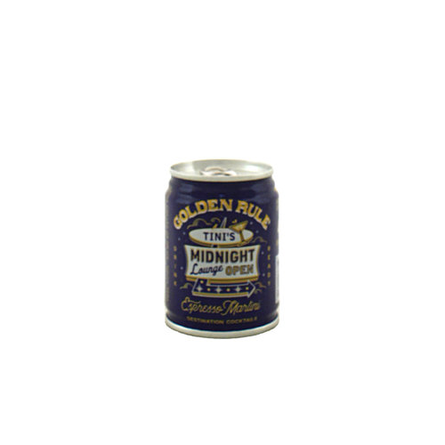 Golden Rule Tini's "Midnight Lounge" Espresso Martini 100ml can, Ventura, California Golden Rule Tini's "Midnight Lounge" Espresso Martini 100ml can, Ventura, California