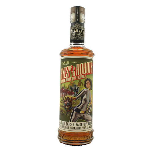 Filmland Spirits "Ryes Of The Robots" Small Batch Straight Rye Whiskey, Los Angeles, California Filmland Spirits "Ryes Of The Robots" Small Batch Straight Rye Whiskey, Los Angeles, California