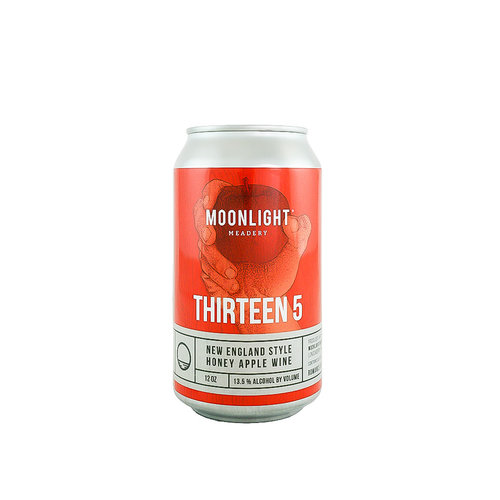 Moonlight Meadery "Thirteen 5" New England Style Honey Apple Wine 12oz can - Londonderry, NH Moonlight Meadery "Thirteen 5" New England Style Honey Apple Wine 12oz can - Londonderry, NH