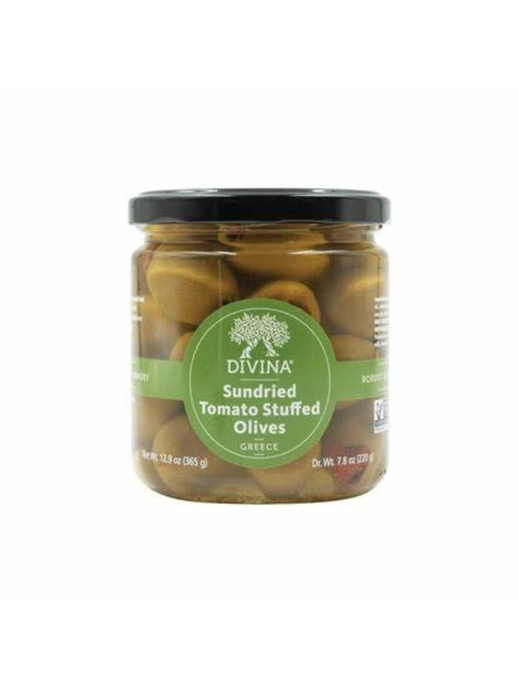 Divina Sundried Tomato-Stuffed Olives 7.8oz, Greece