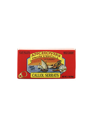 Callol Serrats L'Escala Anchovies in Olive Oil 1.7oz tin, Catalonia