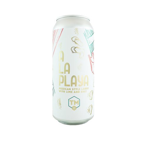 Trademark Brewing "A La Playa" Mexican Lager 16oz can - Long Beach, CA