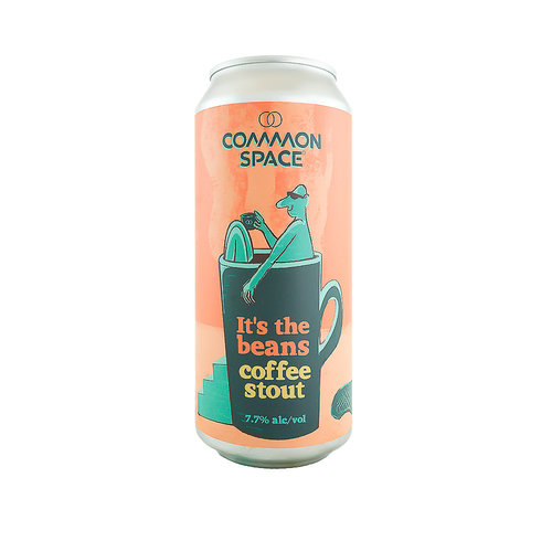 Common Space Brewery "It's The Beans" Coffee Stout 16oz can - Hawthorne, CA Common Space Brewery "It's The Beans" Coffee Stout 16oz can - Hawthorne, CA