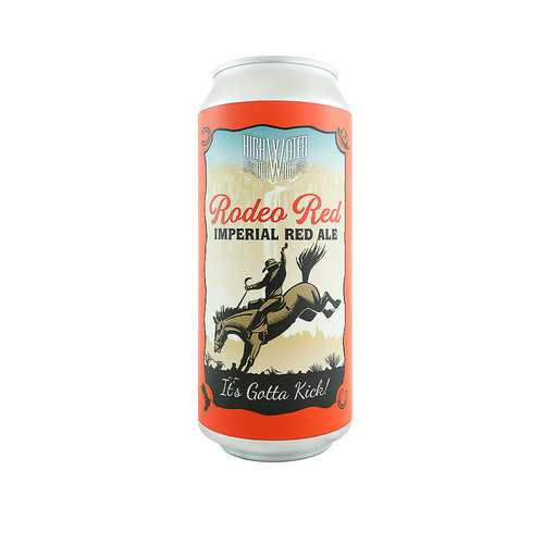 High Water Brewing "Rodeo Red" Imperial Red Ale 16oz can - Lodi, CA High Water Brewing "Rodeo Red" Imperial Red Ale 16oz can - Lodi, CA