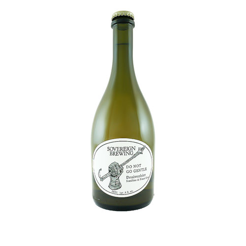 Sovereign Brewing "Do Not Go Gentle" Druivenbier Semillon & Pinot Gris 500ml bottle - Seattle, WA