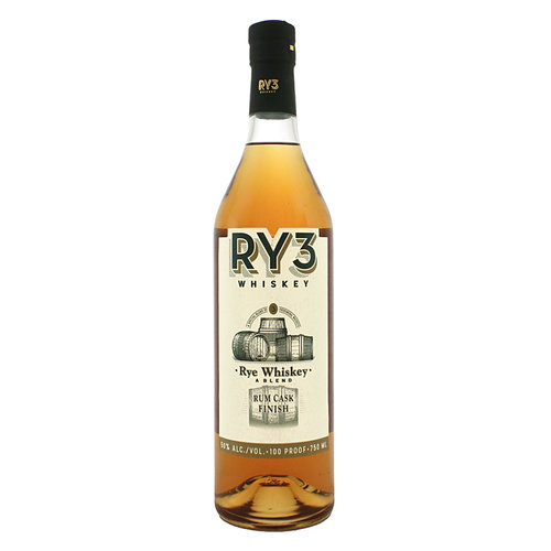 RY3 Whiskey Rye Whiskey Rum Cask Finish, Virginia Beach, Virginia