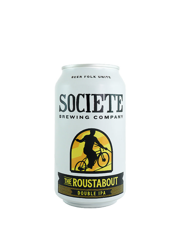 Societe Brewing Company "The Roustabout" Double IPA 12oz can - San Diego, CA