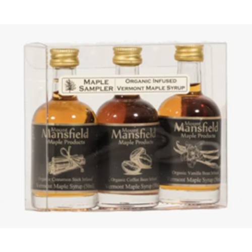 Mount Mansfield Maple Products Infused Maple Syrup Sampler 3-Pack,  50ML each