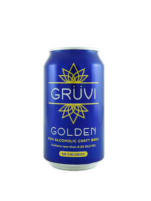 Gruvi "Golden" Non Alcoholic Craft Brew 12oz can - Denver, CO