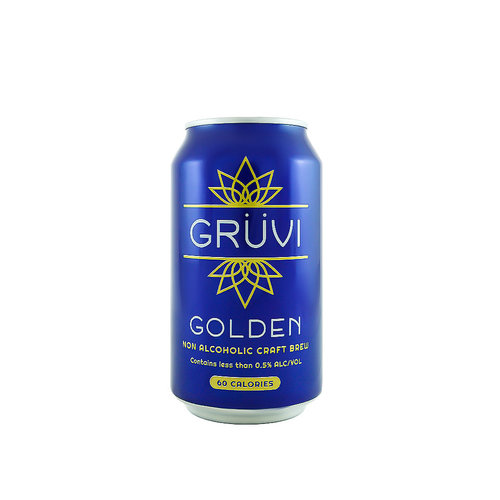Gruvi "Golden" Non Alcoholic Craft Brew 12oz can - Denver, CO