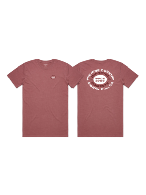 Mid Weight Imported/ Domestic Wine Colored Short Sleeve Shirt S-M-L-XL-2XL