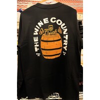 Heavy Weight Provision Barrel Black Pocket Long Sleeve Shirt S-M-L-XL-2XL