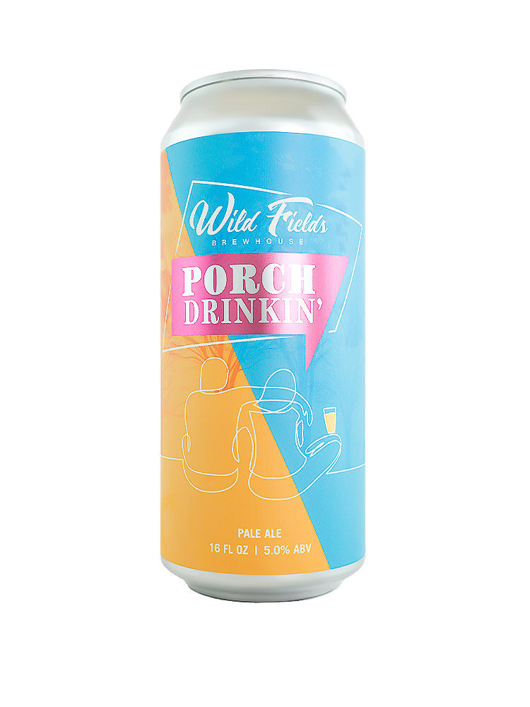 Wild Fields Brewhouse "Porch Drinkin'" Pale Ale 16oz can - Atascadero, CA