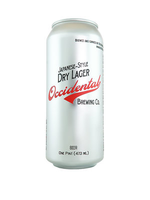 Occidental Brewing Co. "Japanese-Style" Dry Lager 16oz can - Portland, OR