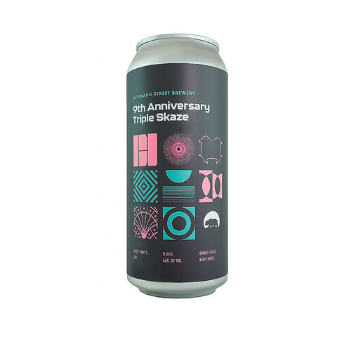 Alvarado Street Brewery "9th Anniversary Triple Skaze" Hazy Triple IPA 16oz can - Salinas, CA Alvarado Street Brewery "9th Anniversary Triple Skaze" Hazy Triple IPA 16oz can - Salinas, CA