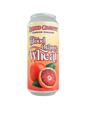 Liquid Gravity Brewing Company "Blood Orange Wheat" Ale 16oz can - San Luis Obispo, CA