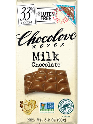 Chocolove Milk Chocolate Bar 3.2oz, Boulder, Colorado