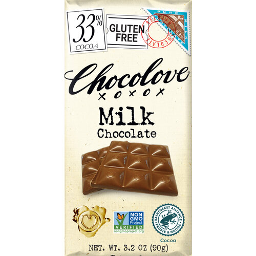 Chocolove Milk Chocolate Bar 3.2oz, Boulder, Colorado