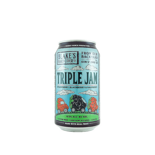 Blake's Hard Cider Co. "Triple Jam" 12oz can - Armada, MI