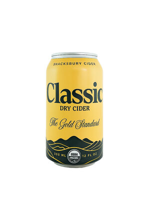 Shacksbury "Classic" Dry Cider 12oz can - Burlington, VT
