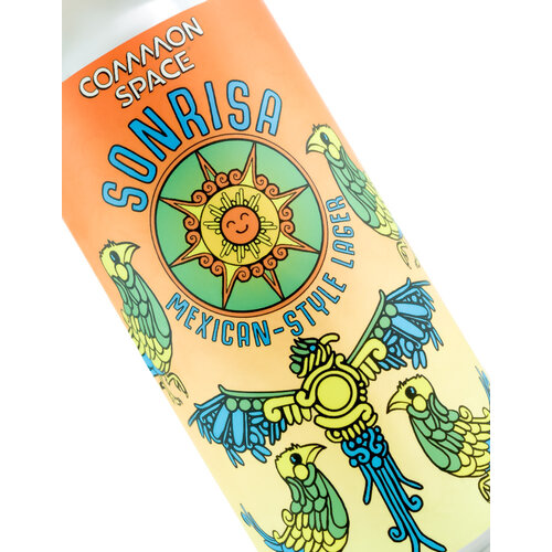 Common Space Brewery "Sonrisa" Mexican Style Lager 16oz Can - Hawthorne, CA Common Space Brewery "Sonrisa" Mexican Style Lager 16oz Can - Hawthorne, CA