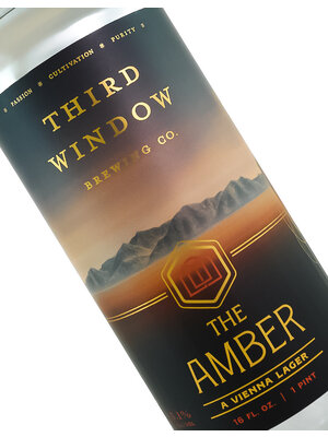 Third Window Brewing Co. "The Amber" A Vienna Lager 16oz can - Santa Barbara, CA
