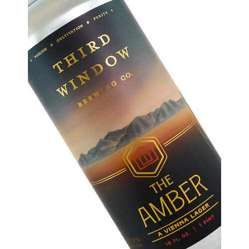 Third Window Brewing Co. "The Amber" A Vienna Lager 16oz can - Santa Barbara, CA