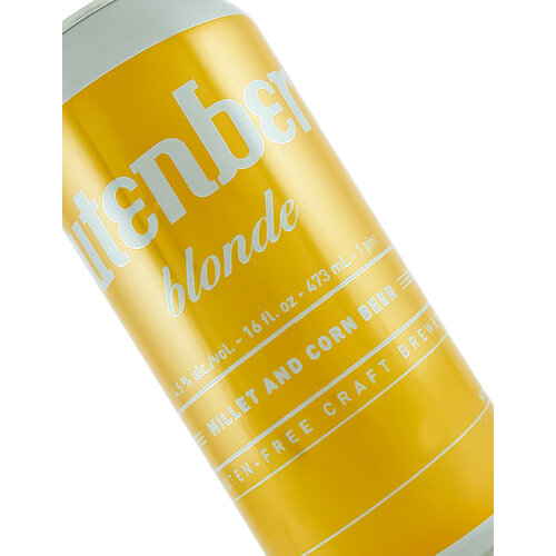 Glutenberg "Gluten-Free" Blonde Ale 16oz can - Quebec, Canada Glutenberg "Gluten-Free" Blonde Ale 16oz can - Quebec, Canada