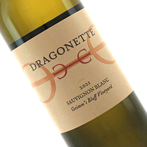 Dragonette Cellars 2021 Sauvignon Blanc, Grimm's Bluff Vineyard, Santa Barbara County Dragonette Cellars 2021 Sauvignon Blanc, Grimm's Bluff Vineyard, Santa Barbara County