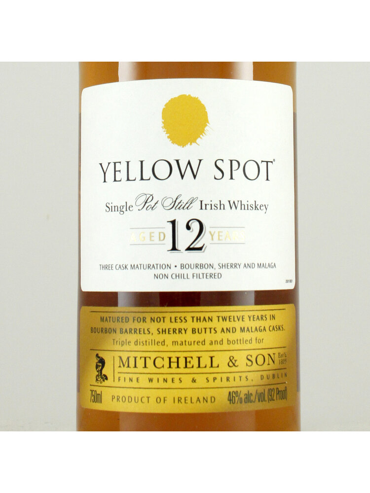 Yellow Spot 12 Year Irish Whiskey - 750 ml bottle