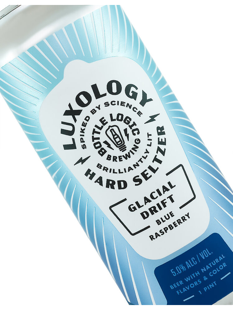 Bottle Logic Brewing Luxology "Glacial Drift" Blue Raspberry Seltzer 16oz Can - Anaheim, CA