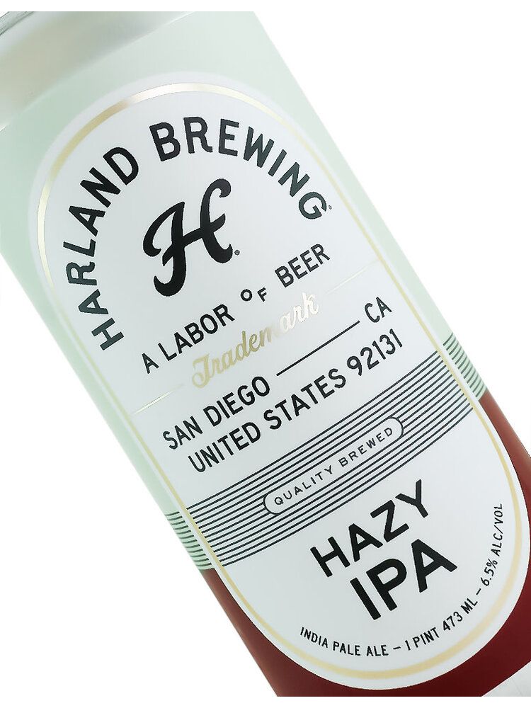 Harland Brewing "Hazy IPA" 16oz can - San Diego, CA