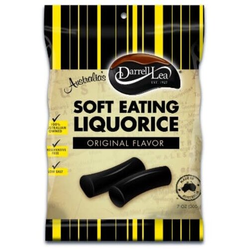 Darrell Lea Soft Australian Licorice Original (Black) Flavor 7oz