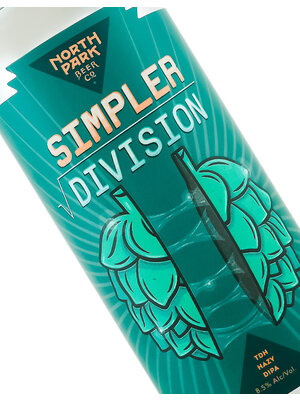 North Park Beer "Simpler Division" TDH Hazy DIPA 16oz Can - San Diego, CA